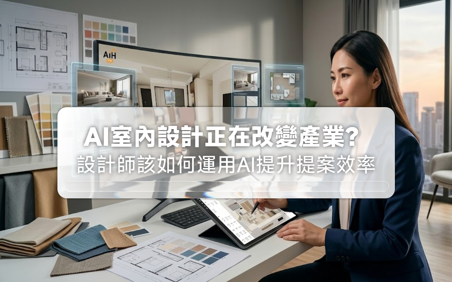 AI室內設計正在改變產業?設計師該如何運用AI提升提案效率