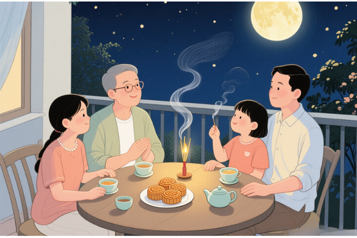 月下的暖香：中秋的團圓儀式